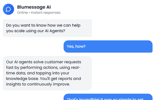 Blumessage screenshot 1