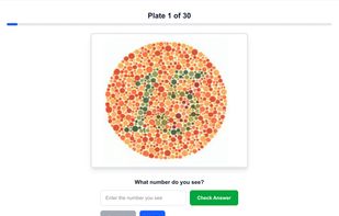 Ishihara test