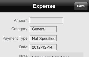 iExpense Diary screenshot 1