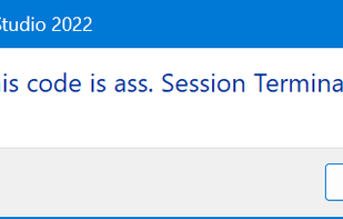 Example Message Box Visual Studio