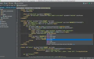 WebStorm screenshot 1