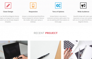 Veriyas WordPress Theme screenshot 1