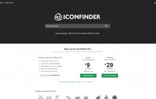 Iconfinder screenshot 1