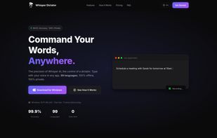 Whisper Dictator screenshot 1