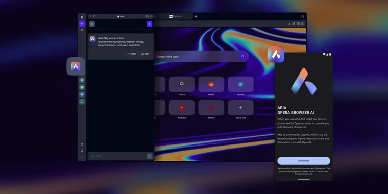 Aria by Opera: Redefining web browsing through AI-Driven features image