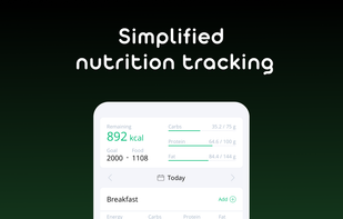 Simplified nutrition tracker