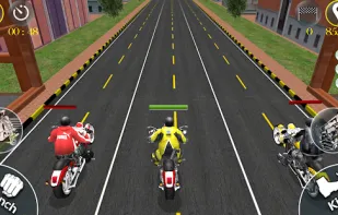 The Race: 3D Motorcycle Racing & Fighting Game
