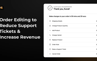 Recheck Order Editing + Upsell screenshot 1