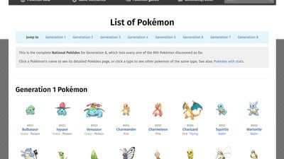 Pokémon Go Database: Pokémon Go Types