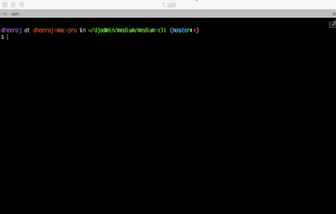 Medium CLI screenshot 1