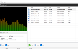 Microncode Audio Recorder screenshot 1