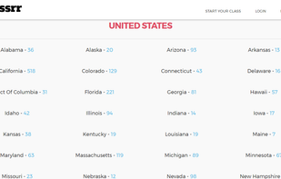 Classes by location United States