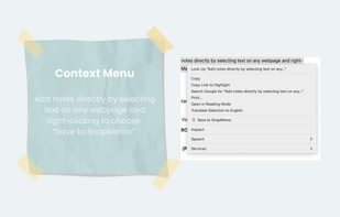 Context-Menu Add Note