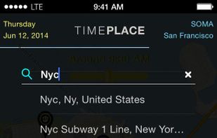 TimePlace screenshot 1
