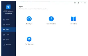 AOMEI Backupper screenshot 2