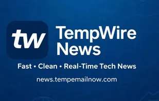 TempWire News homepage highlighting its clean, fast, and real-time technology news experience.
