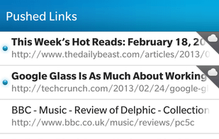 Push To BlackBerry screenshot 1