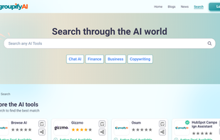 GroupifyAI Search Page
