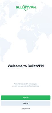 BulletVPN screenshot 1