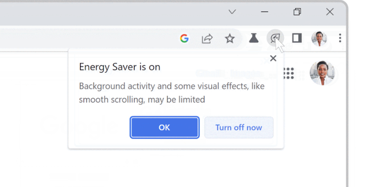 Google Chrome's new memory saver and energy saver modes seek to optimize hardware resource use image