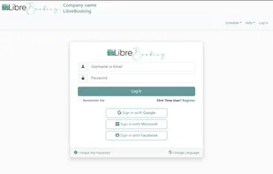 LibreBooking screenshot 1