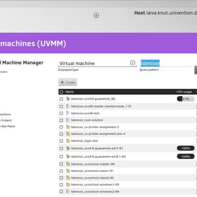 Univention Virtual Machine Manager (UVMM)