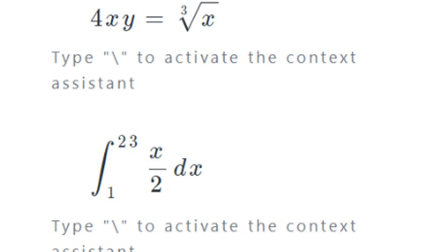 iMathEQ - Mathematics Equation Editor