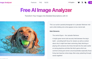 AI Image Analyzer screenshot 1