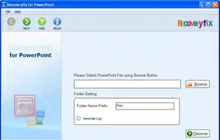 RecoveryFix for PowerPoint screenshot 1