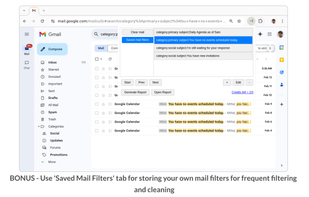 Saved Mail Filters