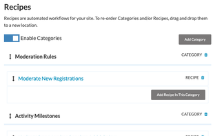 Tons of automated admin actions ready to apply.