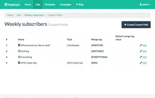 Mailtrain screenshot 3