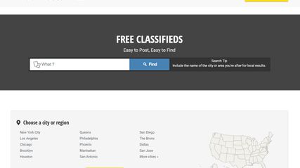 FinderMaster Classifieds Homepage