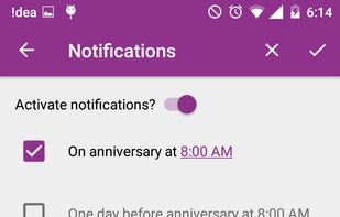 Anniversary Reminder screenshot 3