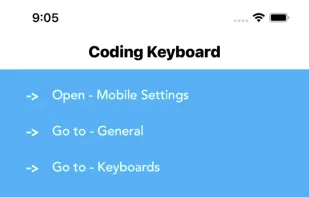 Coding Keyboard screenshot 1
