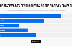 See how Fini outperforms traditional bots and competitors. Simple, measurable results: higher resolution rates, fewer escalations, and dramatically better customer satisfaction scores compared to legacy AI and static support systems.