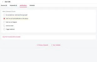 Alert - notifications