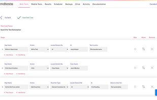 Endtest screenshot 3