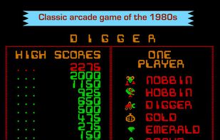 Digger - retro classic game screenshot 3