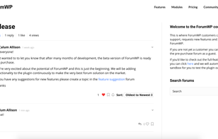 ForumWP screenshot 1