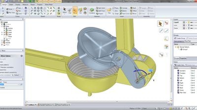 SpaceClaim Engineer's 3D mechanisms capabilities include gear and tangent placement conditions and are completely integrated with SpaceClaim's direct modeling of parts and assemblies.