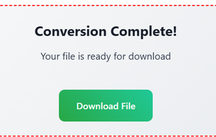 final Download button