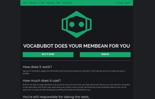 Main homepage