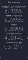 Authenticator screenshot 1