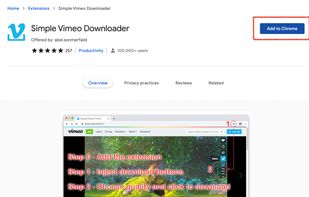 Vimeomate screenshot 1