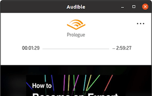 Audible for Linux screenshot 1
