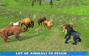 Helicopter Rescue Animal Transport screenshot 1