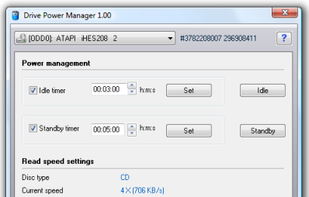 Drive Power Manager screenshot 1