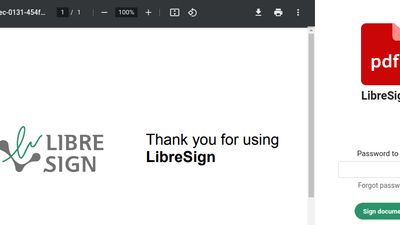 LibreSign screenshot 1