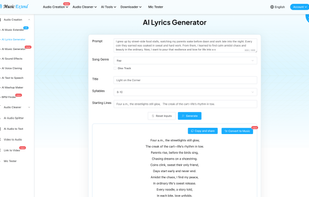 AI Lyrics Generator